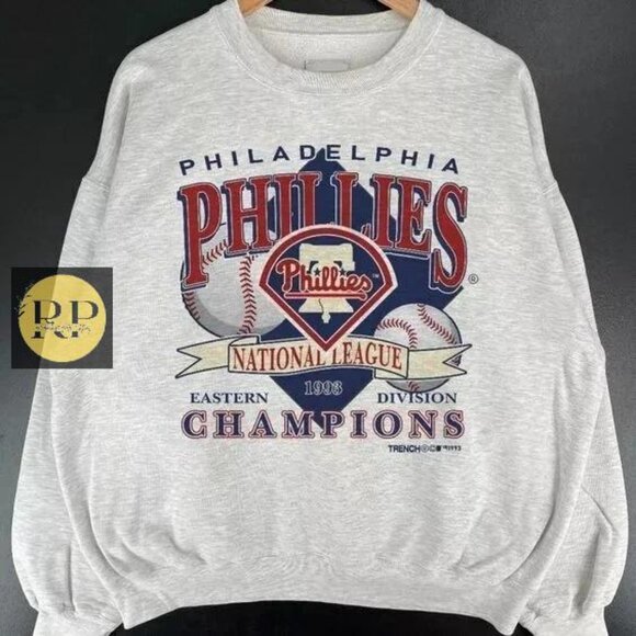 1996 Philadelphia Phillies Baseball Graphic Retro Sweatshirt shirt 1996 champion - Picture 1 of 2